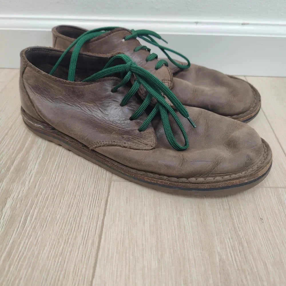 Jim Green Shoellies Shoes 10 Brown Leather Lace Up Gorpcore Handcrafted